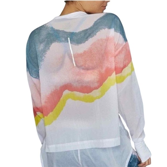 Nike Repel Multicolor Running Windbreaker Pullover Top Size Medium - Picture 2 of 7